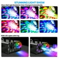 thumbnail image 4 of 600W Fog Machine with Disco Ball & 8 RGB LED Lights – 2000CFM and Remote Control for Parties, Weddings, Halloween & DJ Events, 4 of 11