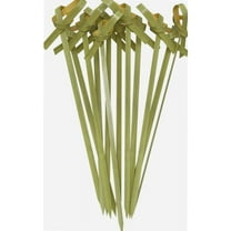 300 PCS Cocktail Picks for Drinks, 4.1" Fancy Cocktail Toothpicks for Appetizers, Bamboo Cocktail Skewers, Disposible Food Picks for Wedding, Birthday and Parties (Bamboo, 4.1 Inch) (Twisted)