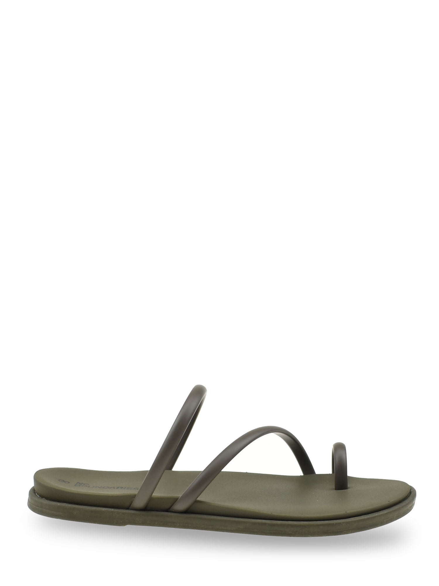 No Boundaries Women's Strappy Toe Loop Sandals
