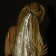 thumbnail image 4 of LED Light Up Braid Luminous Fiber Optic Hairpin Decor for Halloween Party Bar, 4 of 11