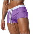 thumbnail image 2 of Dovford Mens Swimwear Short Swim Trunks with Zipper Pocket, 2 of 5