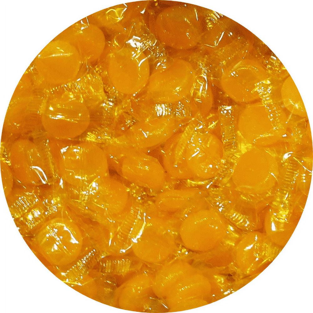 Sunrise Butterscotch Disc Wrapped Hard Candy 3 lb. Bulk Bag