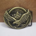 thumbnail image 4 of Men Belt Buckle Eagle Pattern Creative Metal Belt Buckle Belt Accessories, 4 of 4