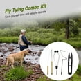 thumbnail image 6 of Carevas 5pcs Fly Tying Tools Combo Kit Fly Tying Vise Bobbin Holder Threader Whip Finisher Scissors, 6 of 7