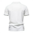thumbnail image 3 of WOLLED T-Shirt Brodé de Cerf pour Hommes, Col en V, Manches Courtes, Décontracté, 3 of 9