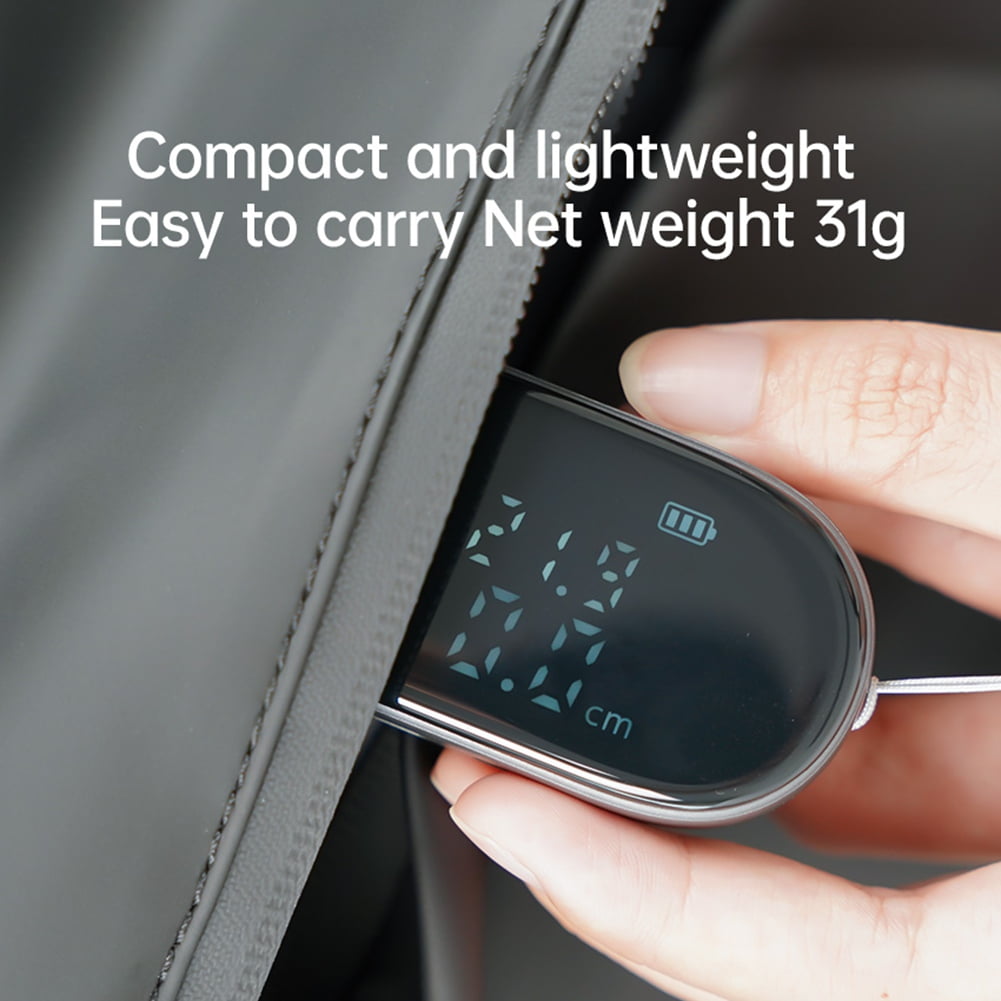 Q2 New Digital Tape Measure Type-C Rechargeable LCD Display 99M Electric Ruler Mini Distance Meter Measuring Tool