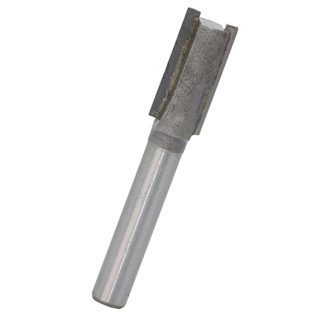 Fresa de broca punta de ranura y vástago de 1/4 " 6 Gloria Brocas de enrutador rectas