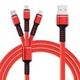 thumbnail image 1 of 3-In-1 Multi-Device Mobile Phone Charging Cable 3.5A High-Power Fast Charging 3 Times Speed-Up Charging Cable IOS/Type-C/Android Interface Digital Devices, 1 of 9