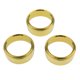 thumbnail image 2 of Botón de de aire acondicionado de cubierta de botones rojos 3 piezas dorado Sunnimix Cubiertas del anillo de la perilla de aire acondicionado, 2 of 8