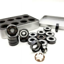 16Pcs High-Speed Bearings 11 Roller Skating Bearings High-Speed Skating Roller Skates Skateboard Drift Shaft,16 x bearing,As shown