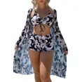 thumbnail image 2 of Shefu Traje De Baño Moda Mujer 3 Piezas Bañador Fiesta Playa, 2 of 8