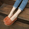 thumbnail image 3 of Vedolay Cute Casual Shoes For Women Loafers for Women Slip On Comfortable Square-Toe Casual Fashion Flats Shoes,Red 6.5, 3 of 4