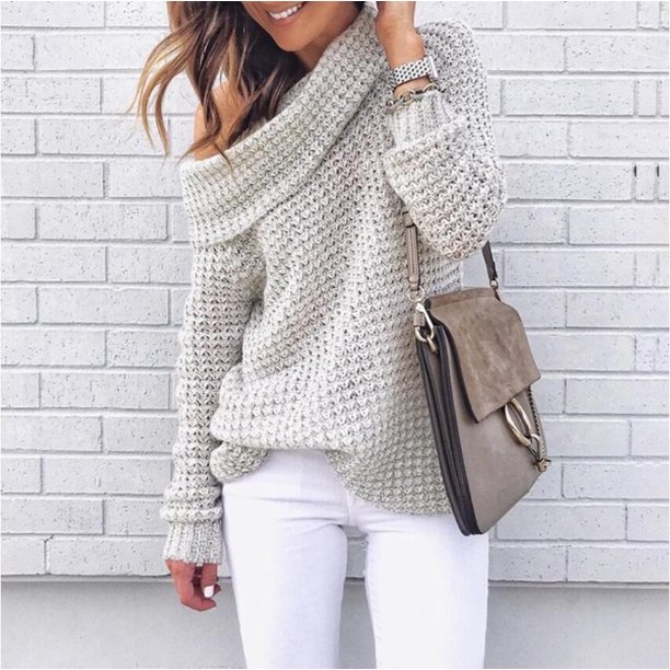 Ropa de mujer Suéter europeo y americano de otoño e invierno Suéter de cuello alto de color sólido Wish Top