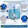 thumbnail image 2 of Cold Therapy Machine, Ice Machine for Knee After Surgery, cryotherapy Systerm with Pump, Adjustable Timer, Ideal for Knee Replacement Recovery, ACL,Swelling, Sprains, and Other Injuries (Blue), 2 of 10