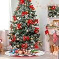 thumbnail image 4 of FMSHPON Christmas Dog Basset Hound Xmas Christmas Tree Skirt Stand Mat for Holiday Party Decoration Indoor Outdoor 36 inches, 4 of 6