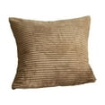 thumbnail image 1 of Funda de almohada de pana Macarena con cremallera 45x45 cm Marrón, 1 of 8
