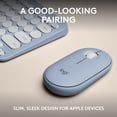 thumbnail image 5 of Logitech Pebble 2 Combo for Mac, Wireless Keyboard and Mouse, Slim, Quiet and Portable, Customizable, Tonal Blue, 5 of 14