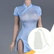 thumbnail image 4 of Vestido de mujer a escala 1:6, figura de acción de 12 pulgadas, ropa, crea tus propias muñecas, vístete Blanco, 4 of 9
