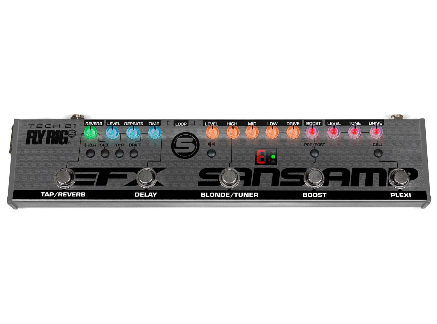Tech 21 SFX SansAmp Fly Rig 5 V2 Guitar Multi-Effects Pedal - Walmart.com