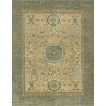 thumbnail image 1 of Ahgly Company Machine Washable Indoor Rectangle Abstract Brass Green Area Rugs, 3' x 5', 1 of 7