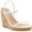 White Leather, variant on Womens Udell Leather Slip On Wedge Sandals