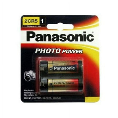 Panasonic 2Cr5 6 Volt Photo Lithium Battery (245, Dl245, El2Cr5 )