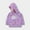 Purple, variant on Lopecy-Sta Children's Hooded Winter Jacket with Zip Front & Appliqué - Warm Knit Outerwear for Autumn