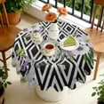 thumbnail image 4 of Round Tablecloth Spring Summer flower Table Cover Round 60x60 Inch for Party Dinner Picnic, 4 of 5