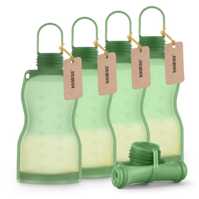 Bolsa de silicona para almacenamiento de leche materna, 270 ml, reutilizable