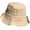 Khaki, variant on CoCopeaunts Large Bucket Hat Women Elegant Big Wavy Brim Sunscreen Sunshade Fisherman Hat Female Sweet Daily Casual Wild Wear