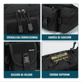 thumbnail image 3 of Cangurera Bloosom  Impermeable Riñonera Deportiva Negro, 3 of 4