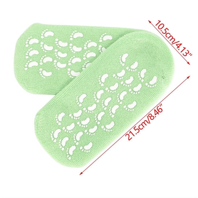 Calcetines de Tacón Hidratantes Calcetines de Gel Cubiertos con Película de Pie Calcetines Hidratantes Calcetines de Tacón Alto Calcetines de Gel Calcetines de Tacón de Gel