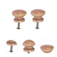 thumbnail image 4 of HINTRMENT 15Pcs Wood Mushroom Cabinet Door Knob for Home Decor Small Style, 4 of 7