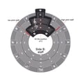 thumbnail image 4 of TFixol RMT-A3P Aluminum Alloy Circle of Fifths Wheel for Music Theory, Chord Progression Chart, Guitar Learning, with Anti-Slip Base, Grey, 4 of 6