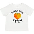 thumbnail image 3 of Inktastic Daddy's Little Peach Cute Peach Heart Boys or Girls Baby T-Shirt, 3 of 5