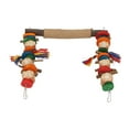 thumbnail image 3 of Stand Swing, Colorful Edible Coloring Beak Grinding Bird Swing Toy Metal Hooks  For Lovebird For Cockatiel, 3 of 8