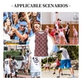 thumbnail image 6 of Honeii German Shepherd Dog print basktball shirt for men and women, Unisex basketball jersey for Theme party-Small, 6 of 6