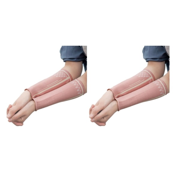 Naiovety 2 piezas de coderas deportivas baloncesto voleibol compresión brazo manga mujeres hombres Fitness antebrazo calentador Brace Type1 NO1