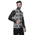thumbnail image 4 of Atasi Geometric Printed Wedding Jackets For Men Nehru Jacket Waist Coat For Festive Season-Small, 4 of 6
