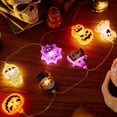 thumbnail image 4 of Halloween Decoration LED String Lights,Pumpkin Ghost Spider Web Hanging Lamp,Home Outdoor Lantern Props, 4 of 7