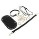 thumbnail image 4 of Bolsa de tejido de cuero Zulema para bricolaje Correa inferior Negro, 4 of 7