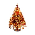 thumbnail image 2 of DIY Beaded Christmas Tree Kit with Lights Handmade Mini Desk Xmas Bead Art Create Your Own Sparkling Holiday Decoration 3D Crystal Bead Christmas Tree Making Kit(Blue), 2 of 5