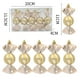 thumbnail image 3 of Adornos navideños brillantes galvanizados | Adornos de plástico coloridos para árbol | Colgantes navideños de 11 cm para decoración festiva, 3 of 5