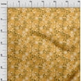 thumbnail image 3 of oneOone Cotton Cambric Gamboge Yellow Fabric Kids Floral Diy Clothing Quilting Fabric Print Fabric By Yard 42 Inch Wide, 3 of 4