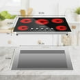 thumbnail image 7 of KUPPET 30” Electric Cooktop, Ceramic Cooktop, Drop-in 5 Burner Coil Electric Radiant Cooktop, 9 Heating Level, 1-99 Min Timer, Knob Control, Auto Shut Down Protection, Black, 7 of 7