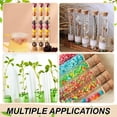 thumbnail image 6 of 10 Pcs 80ml/2.7 Oz Glass Test Tube with Cork 6.3x1.2 Inch Round Bottom Test Tube for Storing Liquids Dried Flower Decoration Lab Supplies Party Favors, 6 of 6