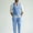 blue, variant on Lycody 2pcs Men's Retro Linen Vest Pant Summer Suits Elegant Slim Suit Gentleman Wedding Light Weight Linen Suit