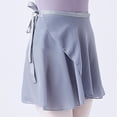 thumbnail image 5 of Womens Sheer Ballet Skirt Adjustable Waist Ties Dance Gymnastic Over Scarf Dance Short Wrap Skirt Tutus for Leotards, 5 of 9