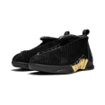 thumbnail image 2 of JORDAN GRADE SCHOOL Air Jordan 15 Retro DB GS "BLACK WHITE - METALLIC GOLD" BV7110 017 from Stadium Goods, 2 of 6