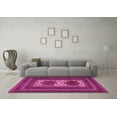 thumbnail image 3 of Ahgly Company Indoor Square Persian Pink Traditional Area Rugs, 6' Square, 3 of 4